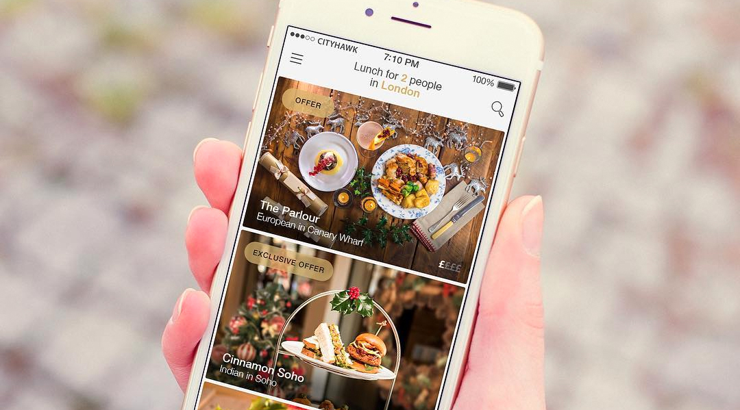 A screenshot from the Cake app that I designed